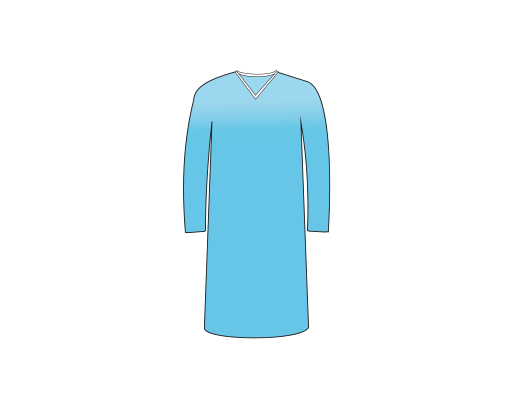 Long Sleeve Patient Gown