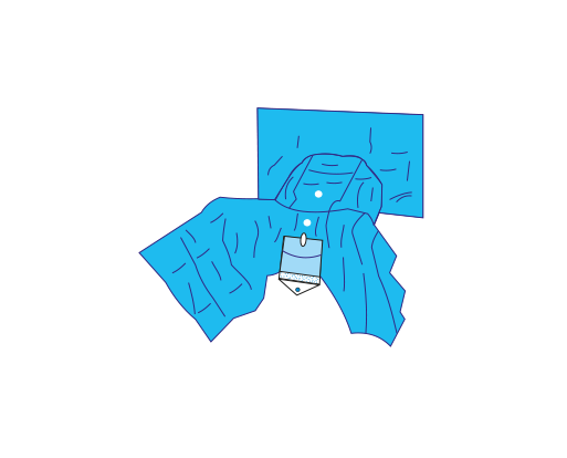 Tur Drape With Pouch